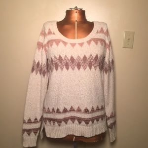 Fuzzy Knit Tunic Sweater